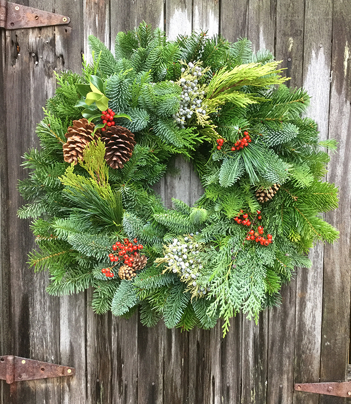 noble fir wreath