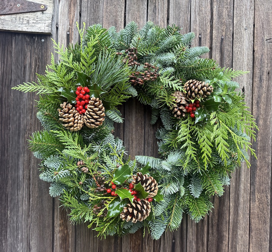 noble fir wreath